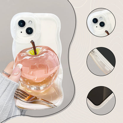 🔥 Hot Sale 40% OFF💕Apple Pattern Transparent Phone Case for iPhone