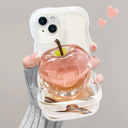 🔥 Hot Sale 40% OFF💕Apple Pattern Transparent Phone Case for iPhone