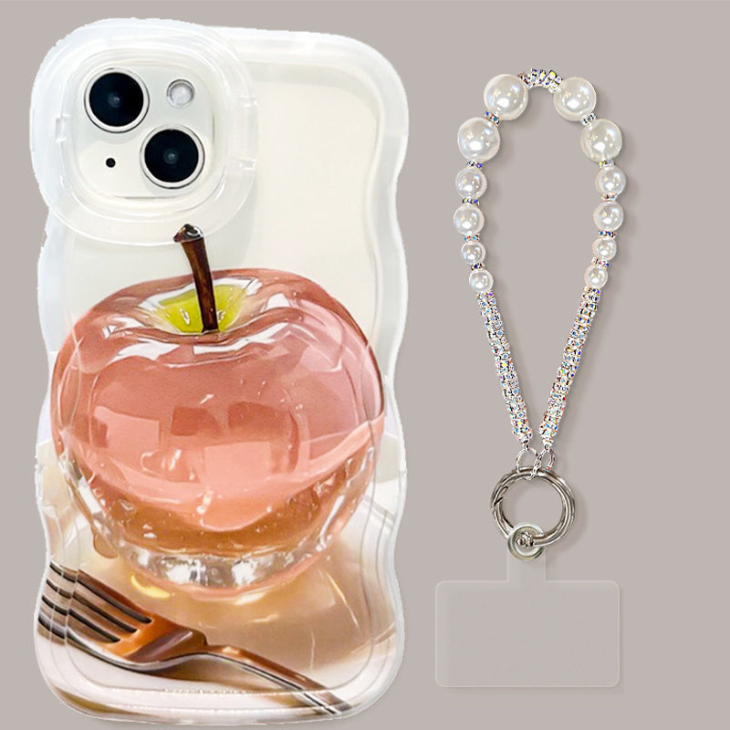 🔥 Hot Sale 40% OFF💕Apple Pattern Transparent Phone Case for iPhone