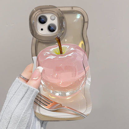 🔥 Hot Sale 40% OFF💕Apple Pattern Transparent Phone Case for iPhone