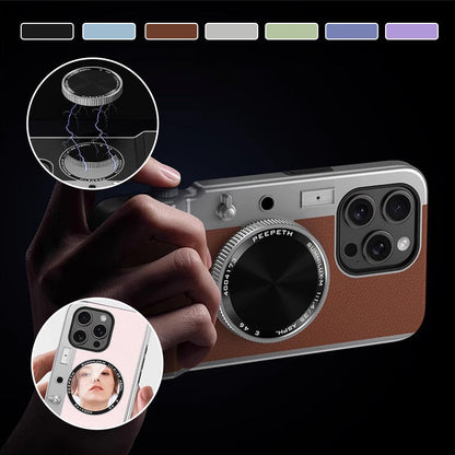 Magnetic Mirror Camera Phone Case for iPhone Series
