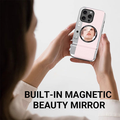 Magnetic Mirror Camera Phone Case for iPhone Series