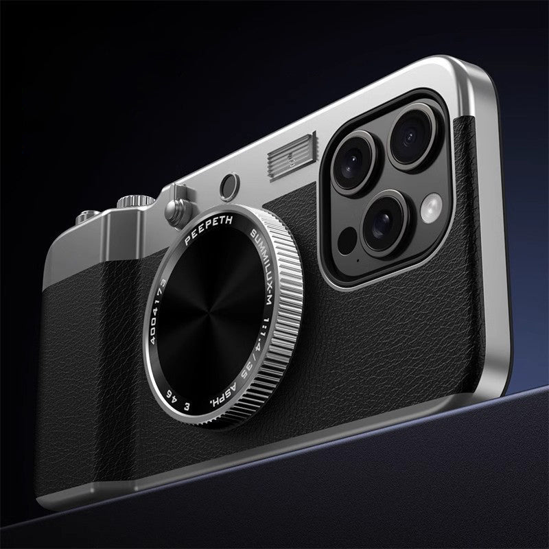 Magnetic Mirror Camera Phone Case for iPhone Series