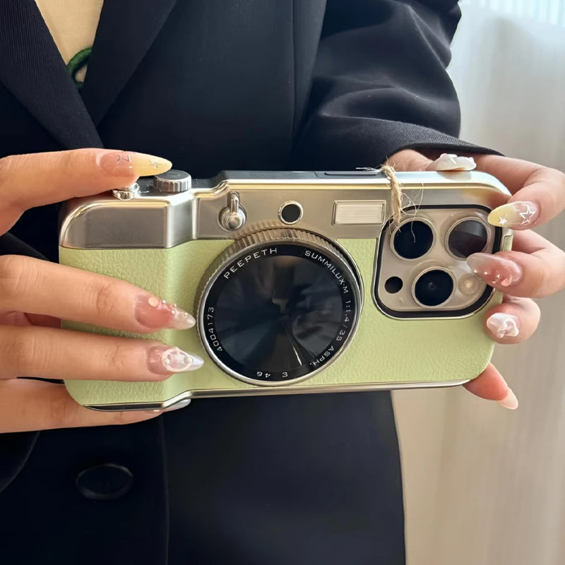 Magnetic Mirror Camera Phone Case for iPhone Series