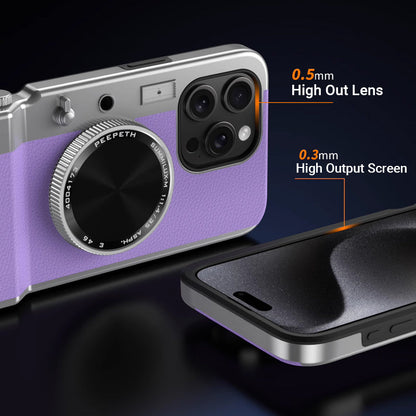 Magnetic Mirror Camera Phone Case for iPhone Series