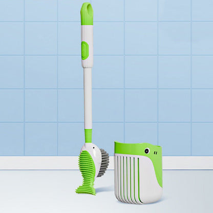 ✨Wall-Mounted Suction Cup Toilet Cleaning Brush Set