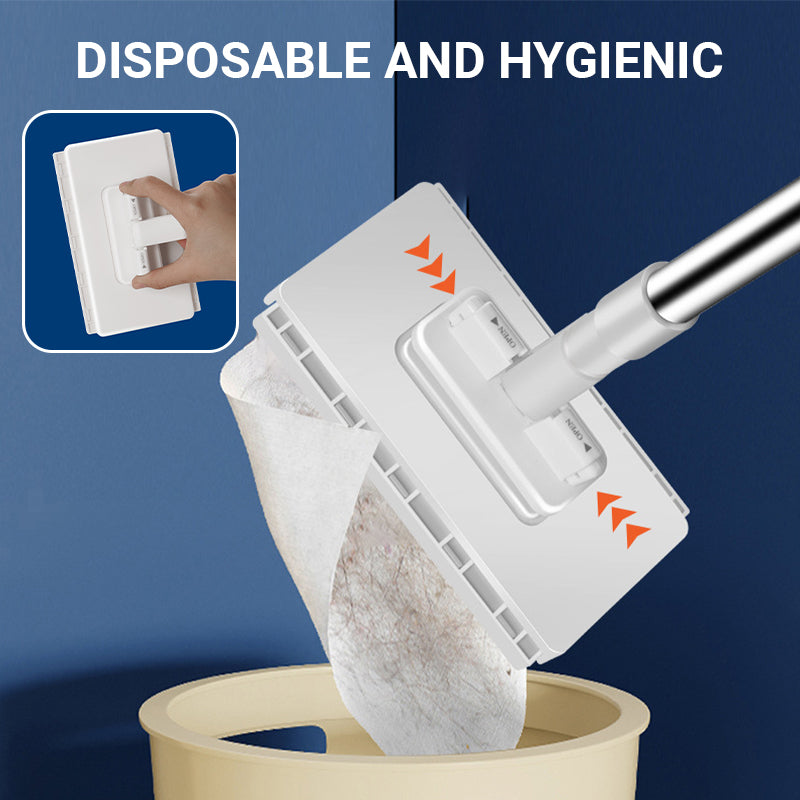 💥 Last day! 70% Off 💥Disposable Dust Mop with 4 Reusable Cloths