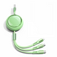 3-in-1 Retractable Fast Charging Cable