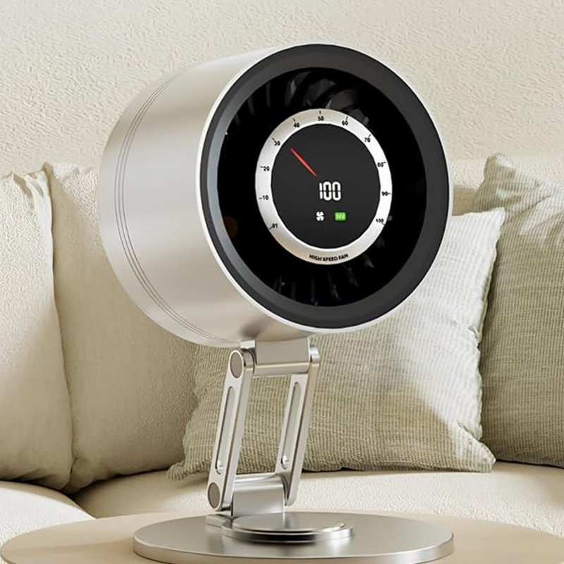Rotating Foldable Display Turbo Fan