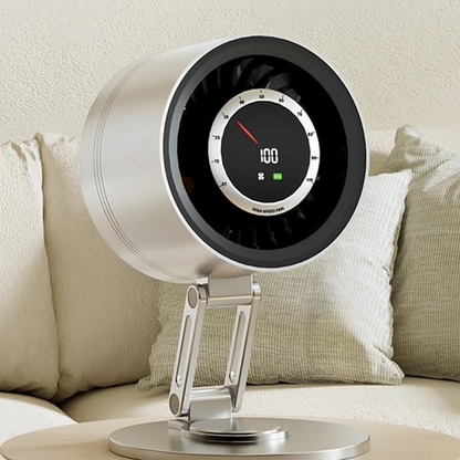 Rotating Foldable Display Turbo Fan