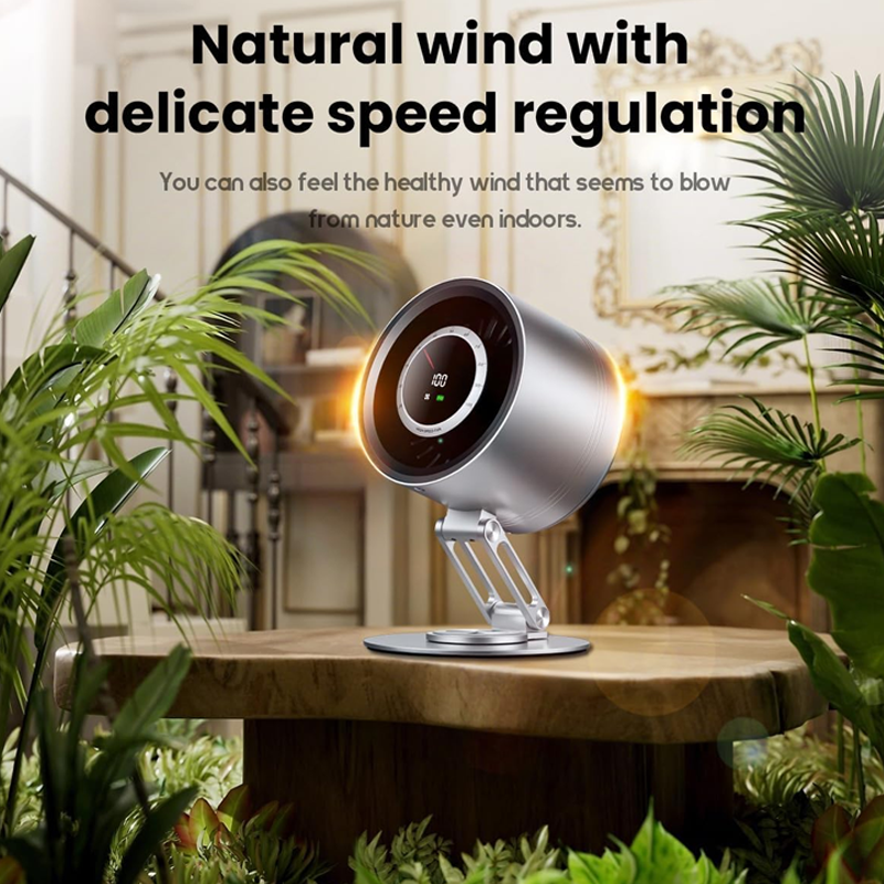 Rotating Foldable Display Turbo Fan
