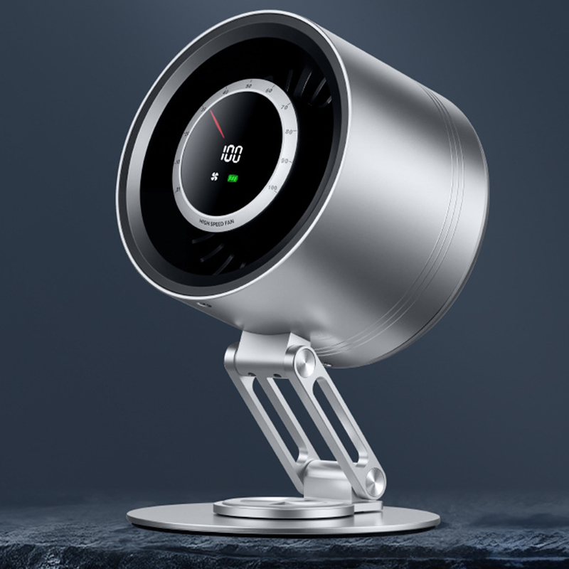 Rotating Foldable Display Turbo Fan