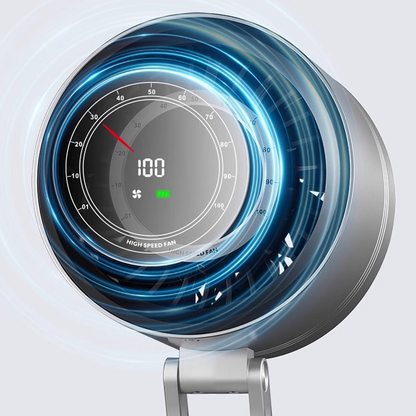 Rotating Foldable Display Turbo Fan