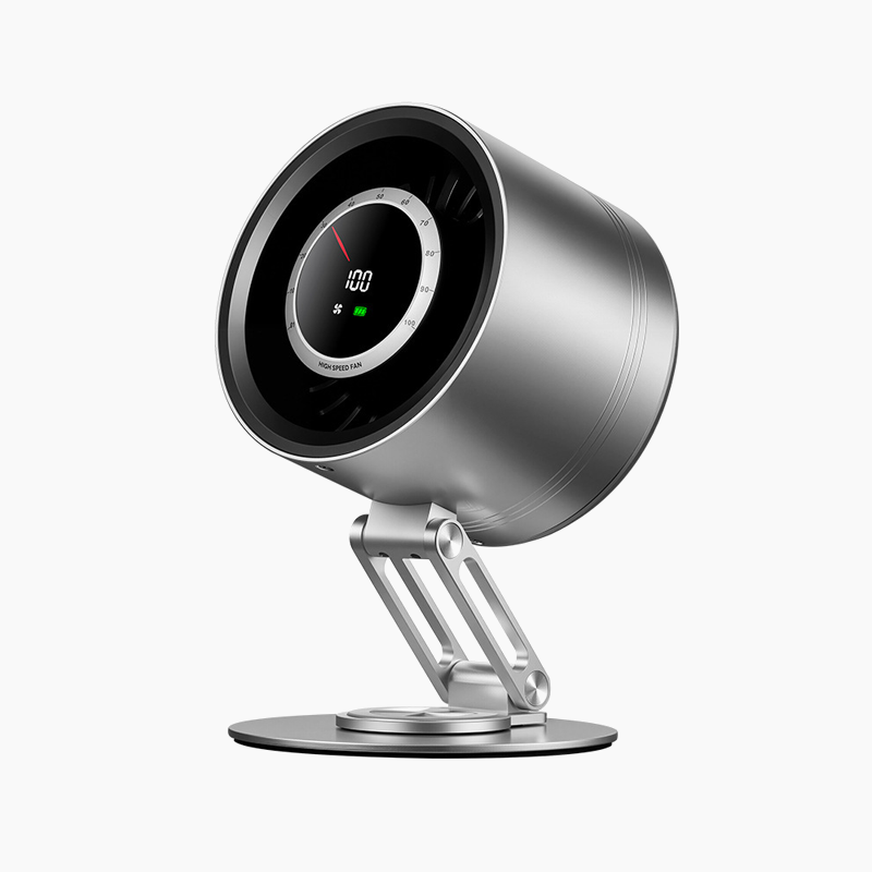 Rotating Foldable Display Turbo Fan