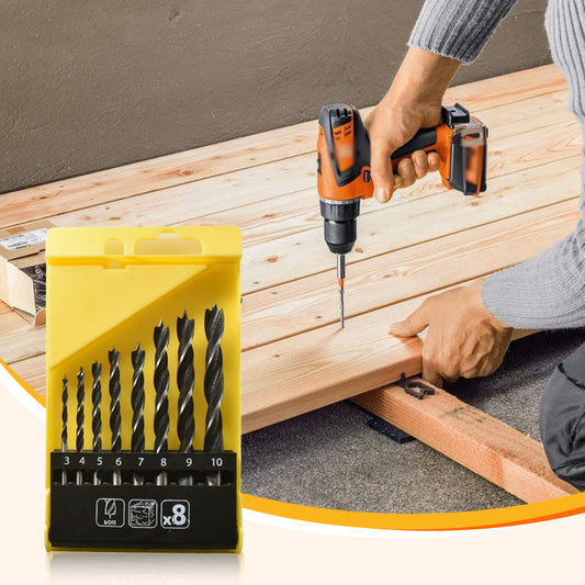 🔩Multifunctional, durable spiral drill bit set