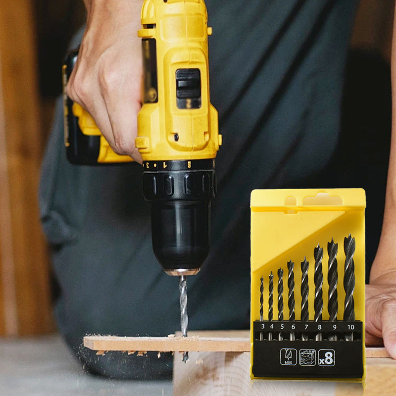 🔩Multifunctional, durable spiral drill bit set