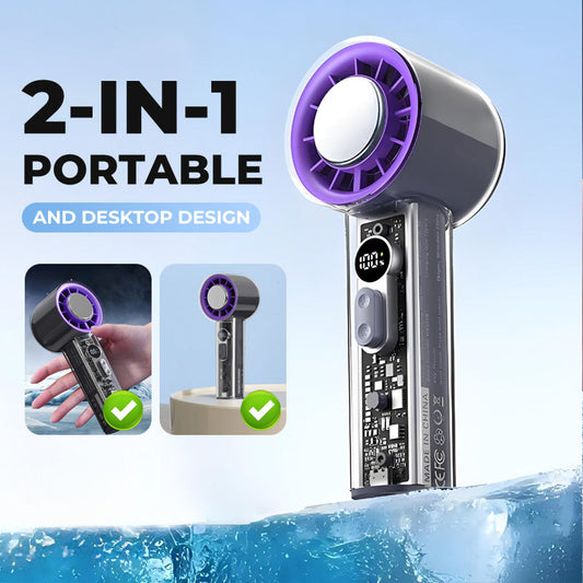 Handheld Portable Rechargeable Turbo Fan