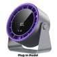 100-Speed Mini Silent Desk Fan with Digital Display