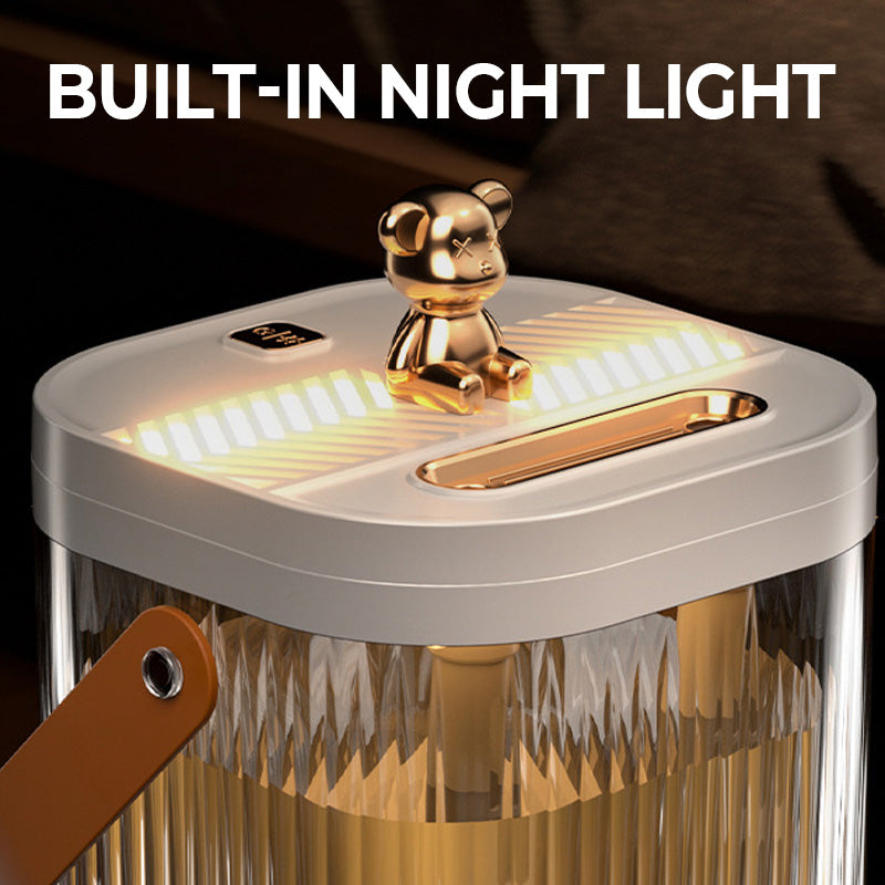 Compact High-Capacity Smart Air Humidifier with Night Light