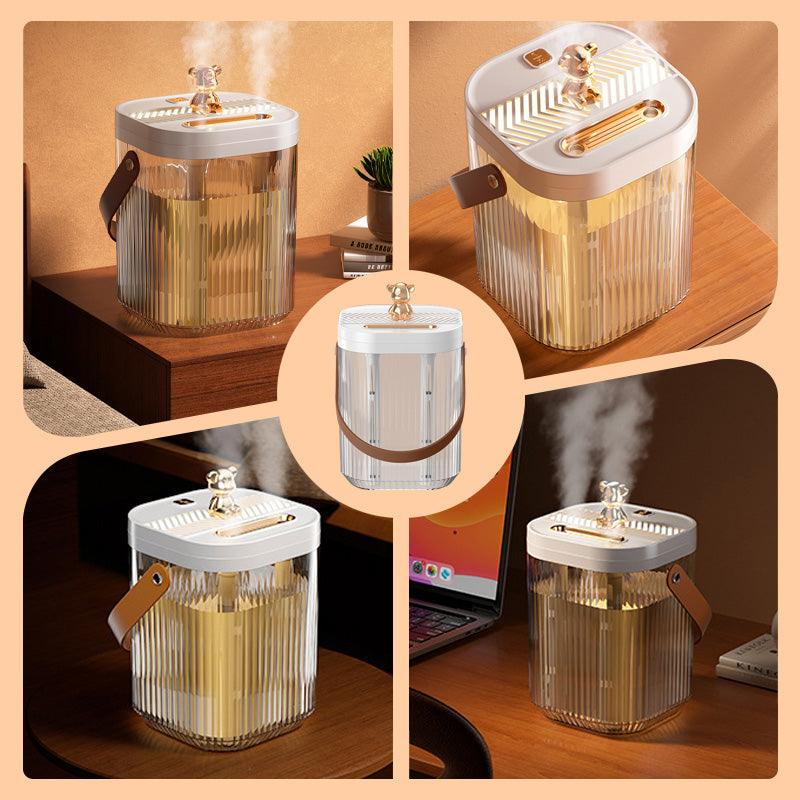Compact High-Capacity Smart Air Humidifier with Night Light