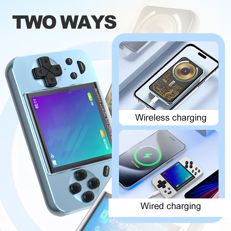 2-in-1 Magnetic Power Bank & HD Handheld Game Console