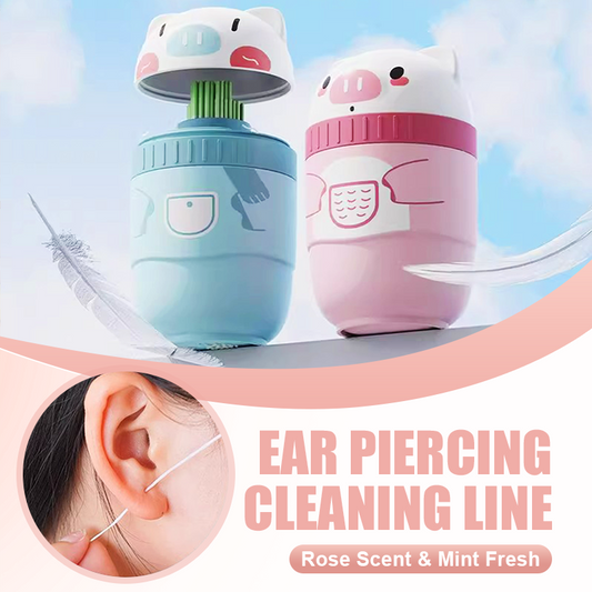 Compact Ear Piercing Cleaning Floss