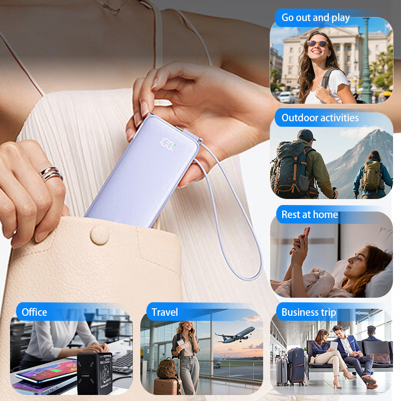 3-in-1 10000mAh GaN Power Bank