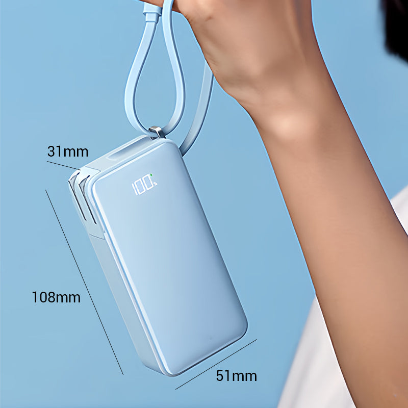 3-in-1 10000mAh GaN Power Bank