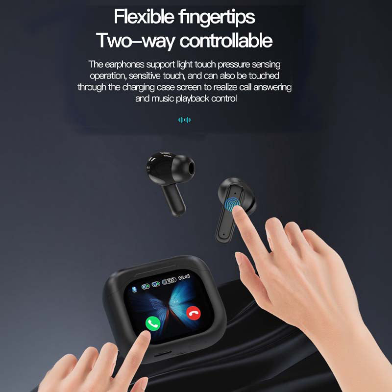 🔥Hot Seller🔥 High-Quality Sound, Clear Touch Control Bluetooth AI Translation Earbuds【Factory Direct】