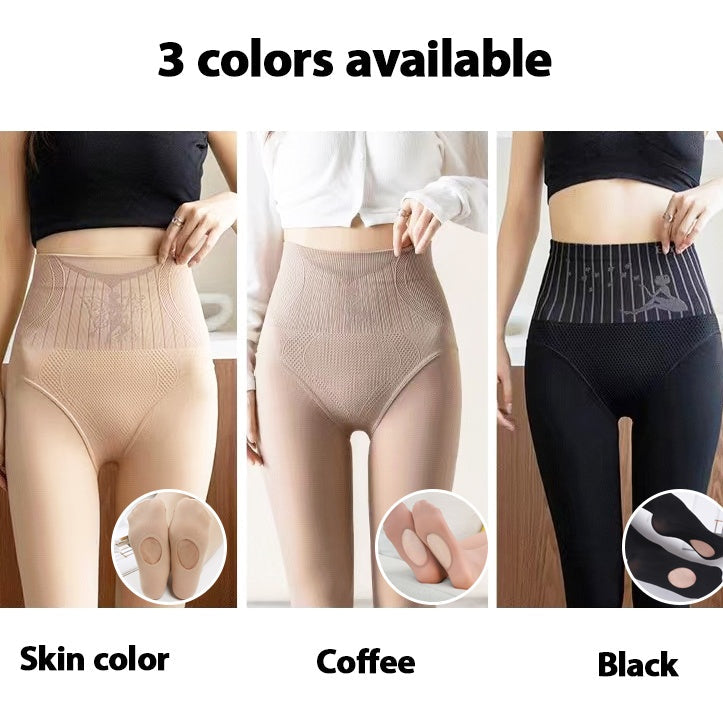 [Best Gift For Her] No-Take-Off Faux Fleece Lined Translucent Socks