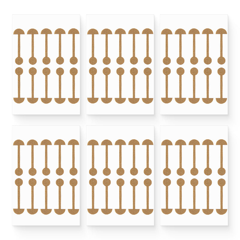 Elastic Dumbbell-Shaped Nasal Wing Patch