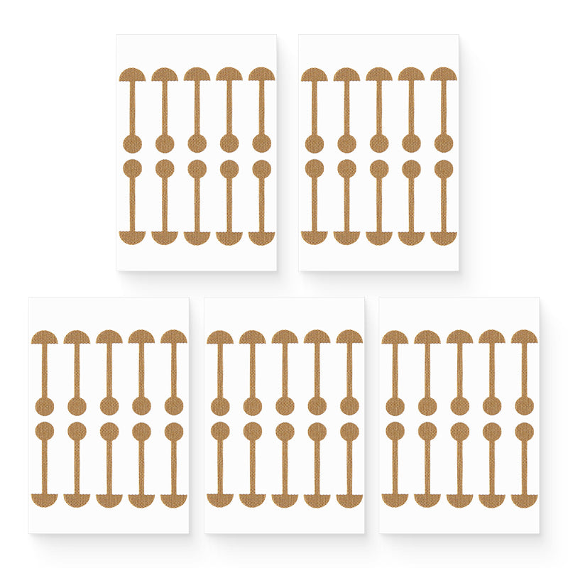 Elastic Dumbbell-Shaped Nasal Wing Patch