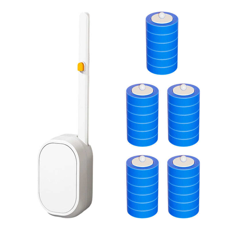 Disposable Toilet Brush with Replaceable Head