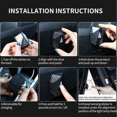 LED Cartoon Car Projector Light