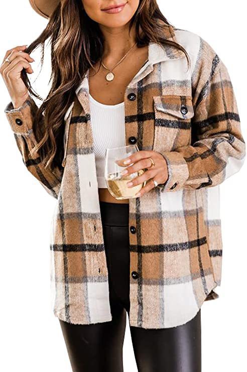 Women's Fall Plaid Shirt