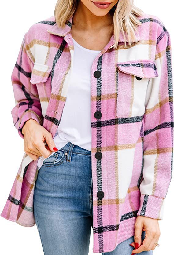 Women's Fall Plaid Shirt