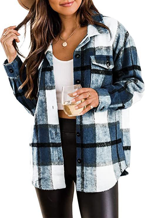 Women's Fall Plaid Shirt