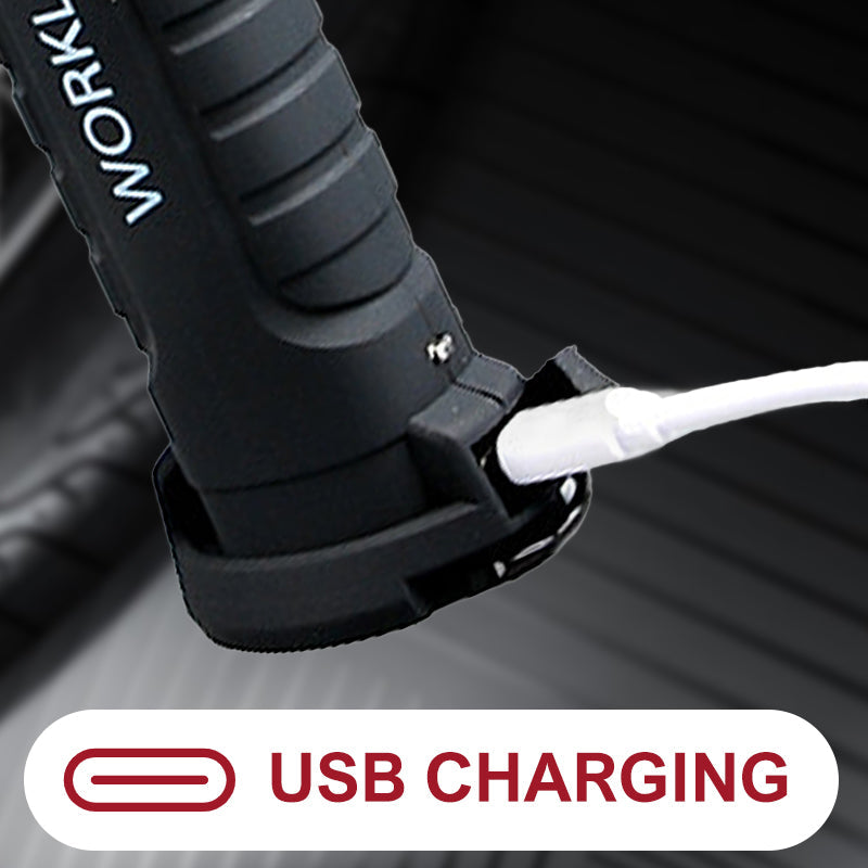 Foldable LED Work Lights Set with Magnetic Base