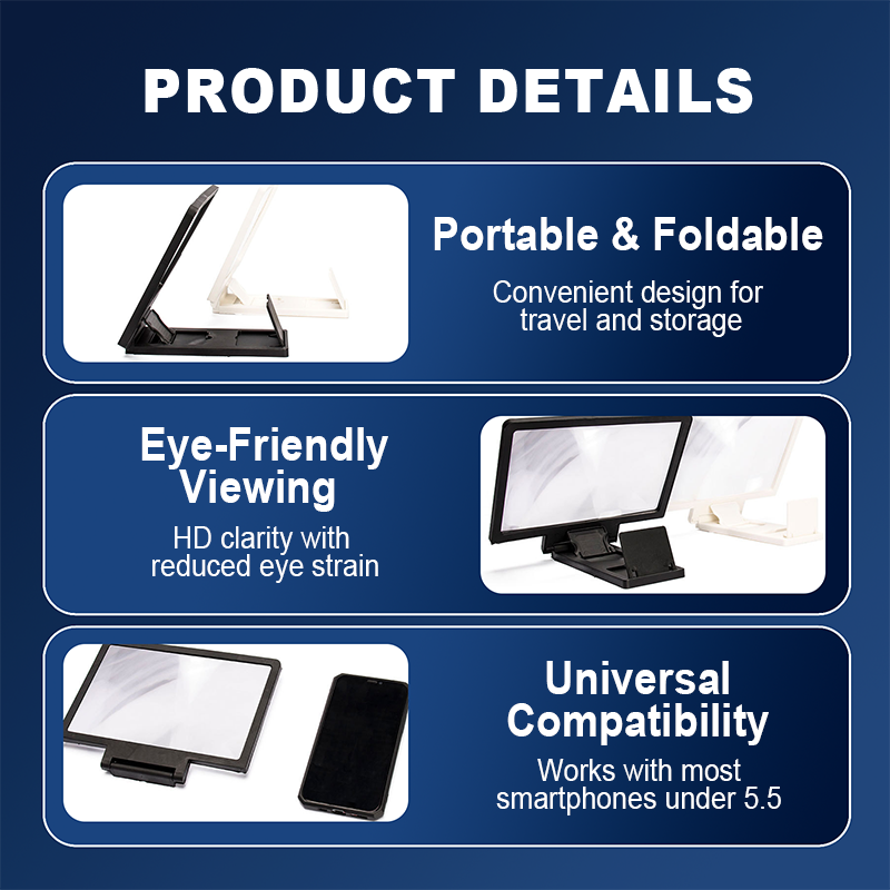 3D HD Screen Magnifier for Smartphone