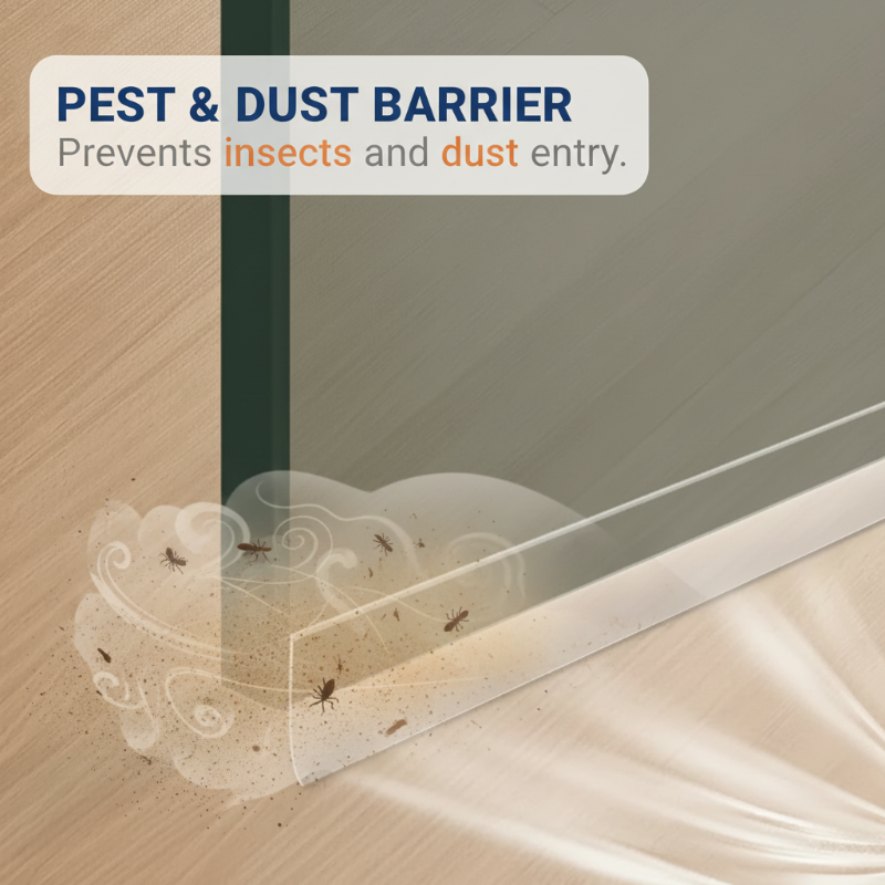 Self-Adhesive Weather Stripping for Doors & Windows