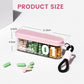 4 Compartments Portable Sealed Pill Organizer
