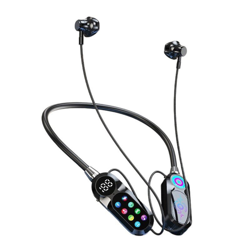 100Hrs Waterproof Bluetooth Neckband Headphones