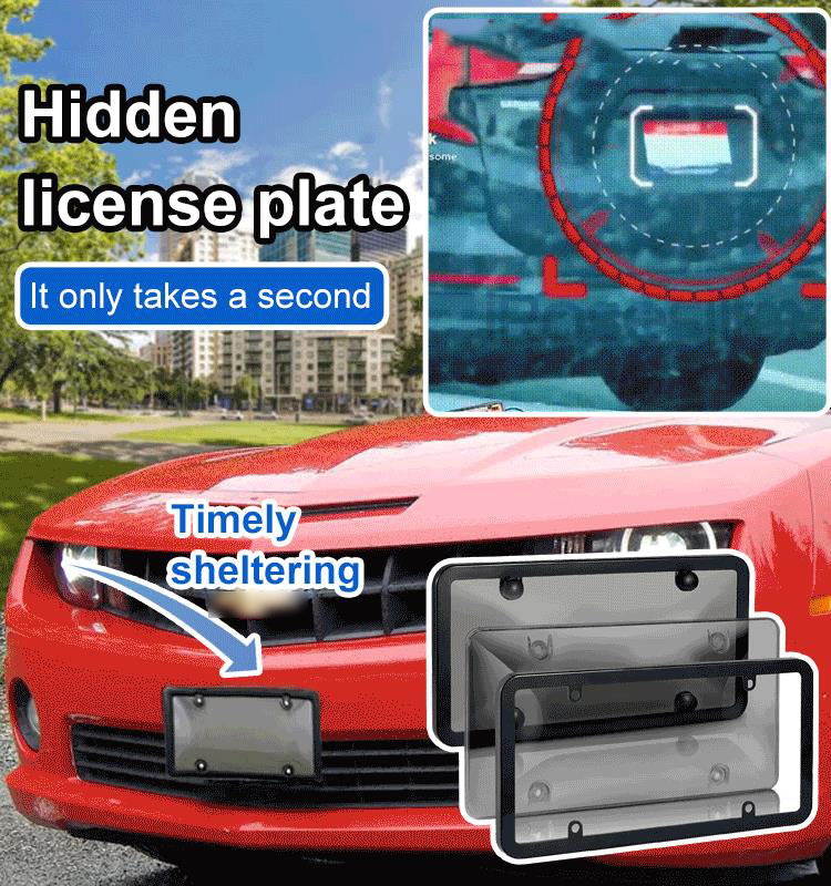 2-Pack Modified License Plate Protective Shell