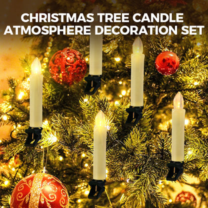 Christmas Tree Candle Atmosphere Decoration Set