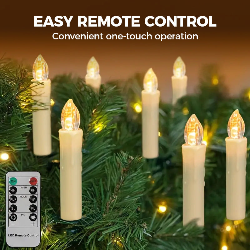 Christmas Tree Candle Atmosphere Decoration Set