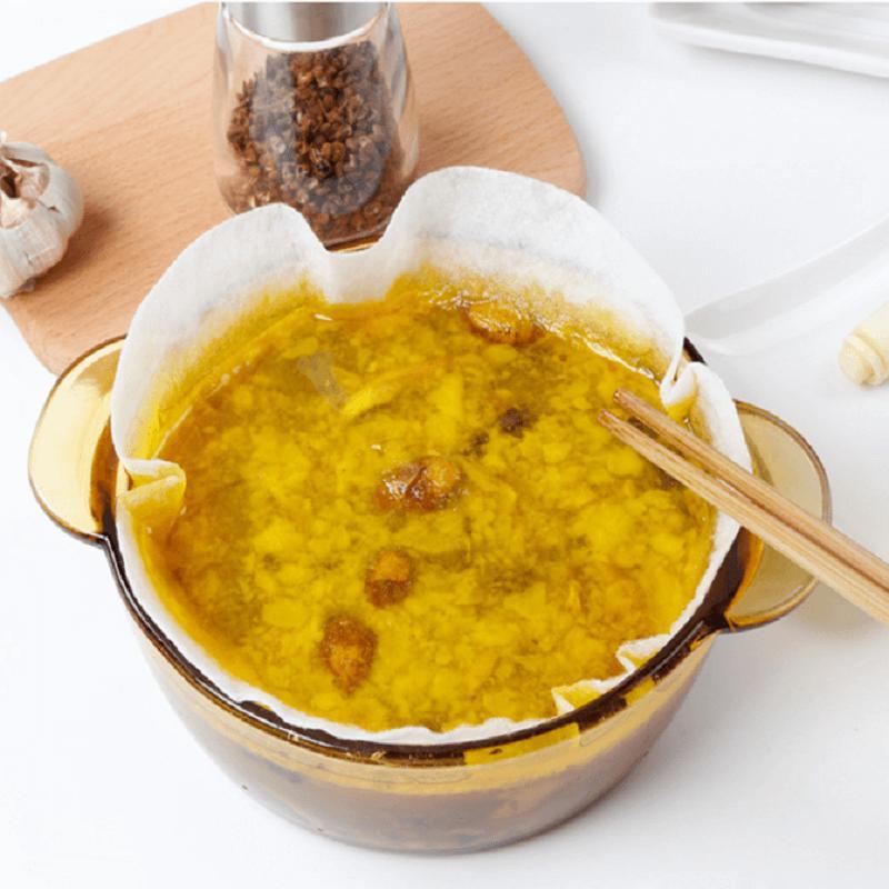 Oil-absorbing kitchen foil (12 pieces)