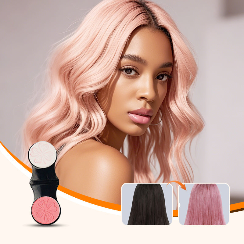 Quick Single-Use Hair Dye Powder Cake