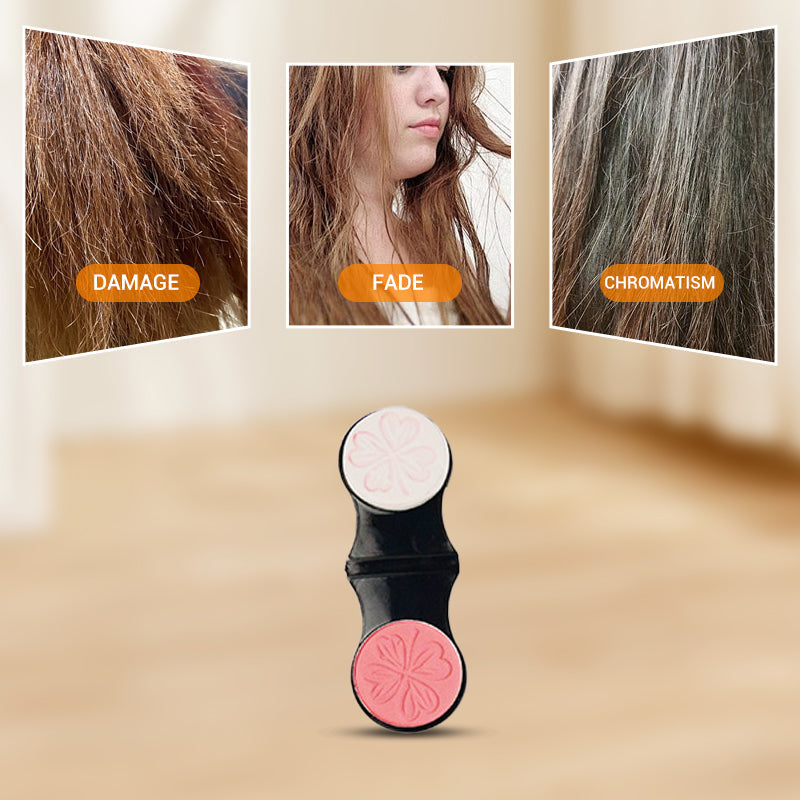 Quick Single-Use Hair Dye Powder Cake