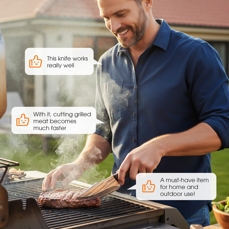 Meat Cleaver Knife with Sheath