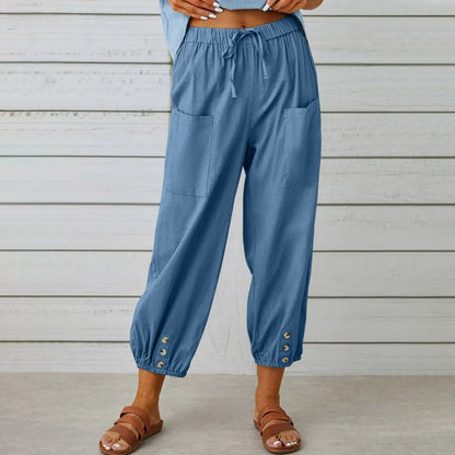 🔥Recién llegado Gran oferta 🔥 Pantalones de pierna ancha rectos sueltos para mujer
